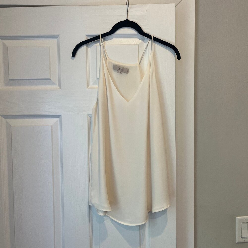 Loft Ivory Tank Top